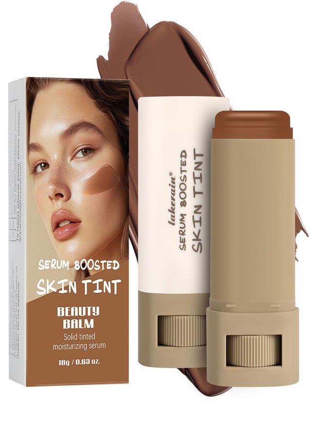 Grenben Foundation Stick Beauty Balm Serum Boosted Skin Tint, Solid Tinted Moisturizing Serum Contour Stick Foundation Face for Women, for Face Natural Makeup (03, 18g) - Image 1